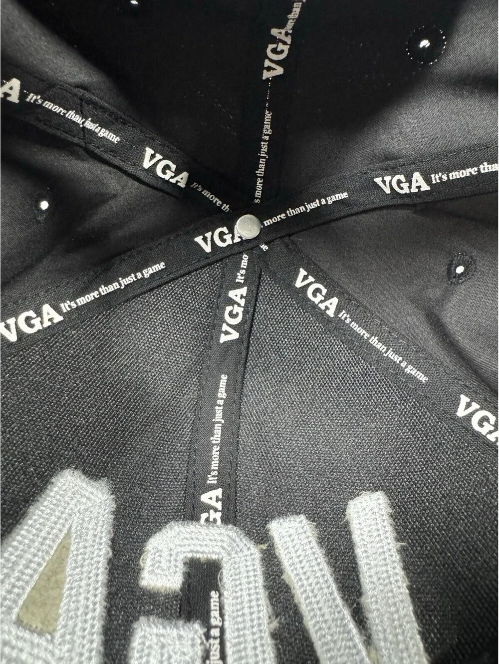 Veteran Golfers Association VGA Black Camo Snapback Hat 9/11 Patriotic Golf Cap